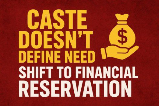 Abolish caste-based reservation in India