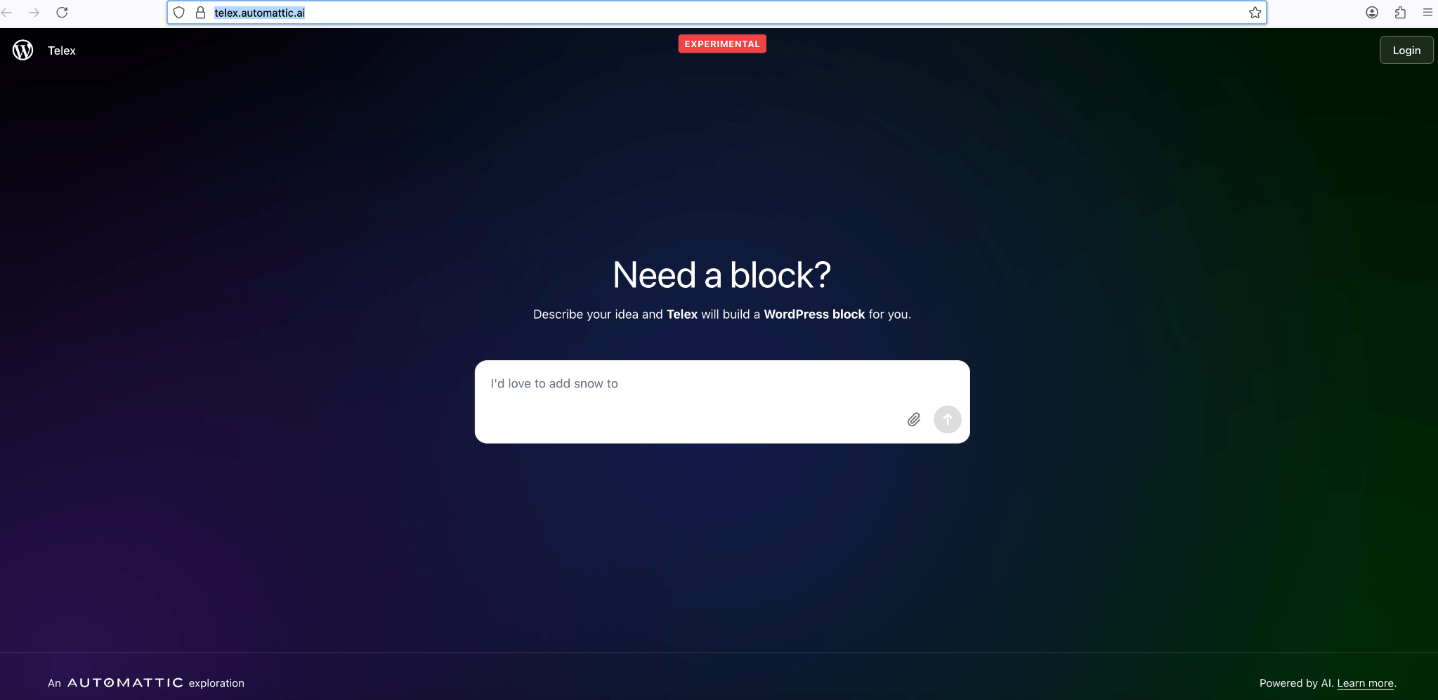 Telex AI WordPress assistant