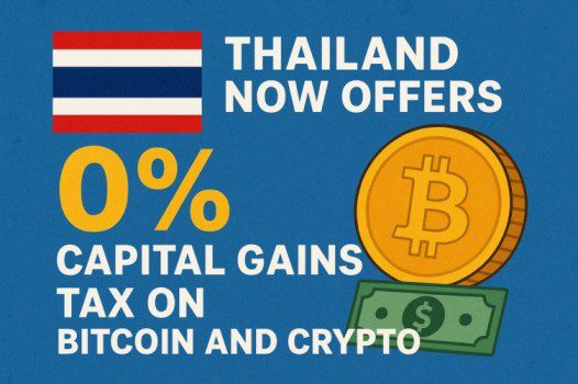 Thailand 0% Crypto Capital Gains Tax