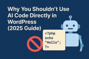 AI should assist your creativity, not replace your understanding.