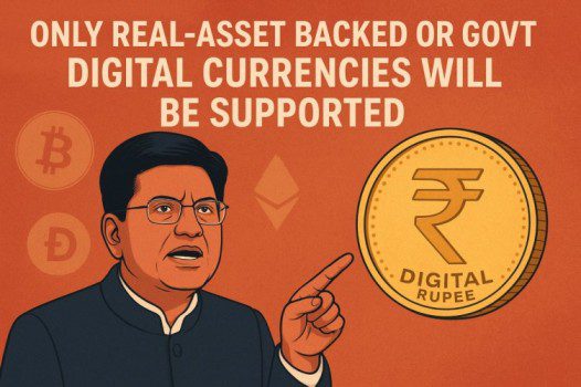 Only Real-Asset Backed or Govt Digital Currencies Will Be Supported,