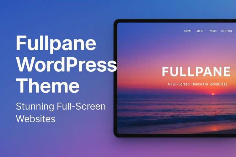 Fullpane WordPress theme