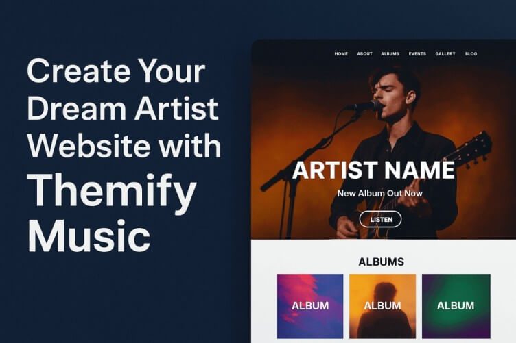 Themify Music Theme for Artists