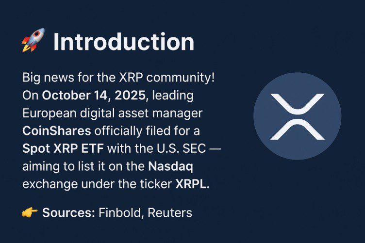 XRP ETF Listing