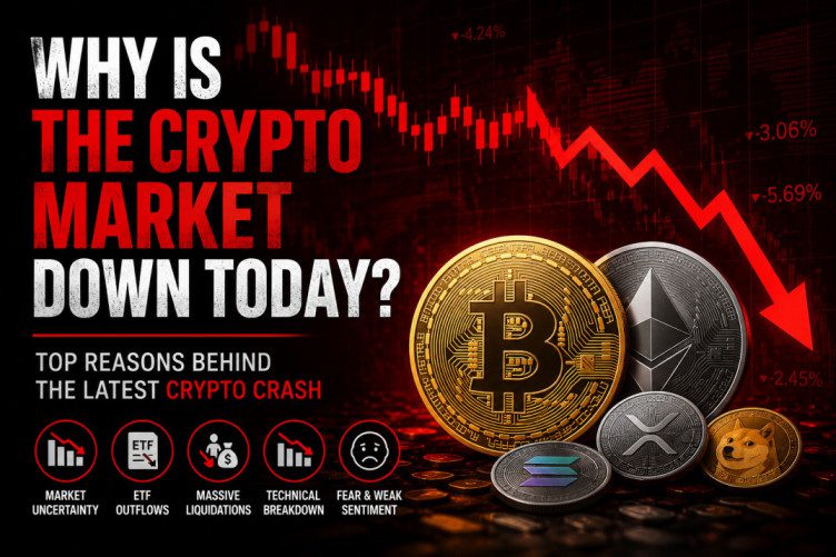 The cryptocurrency market is experiencing another sharp declin