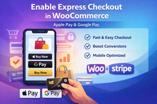 Learn why Express Checkout boosts WooCommerce conversions. Step-by-step guide to Apple Pay, Google Pay, Stripe setup, plugins & troubleshooting.