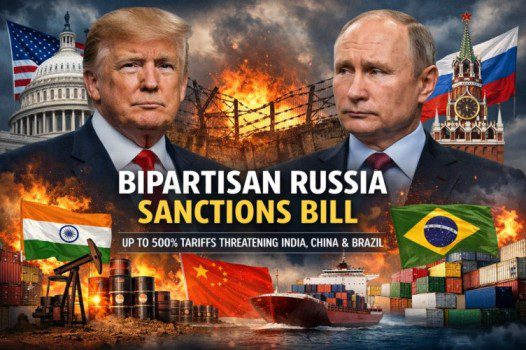 Russia Sanctions Bill 2026: Trump Approval Raises 500% Tariff Threat for Energy Buyers