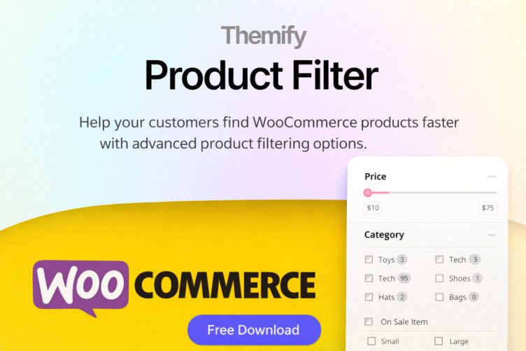 Themify WooCommerce product filter