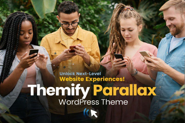 parallax WordPress theme