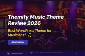 Themify Music Theme – Best Theme for Musicians & DJs