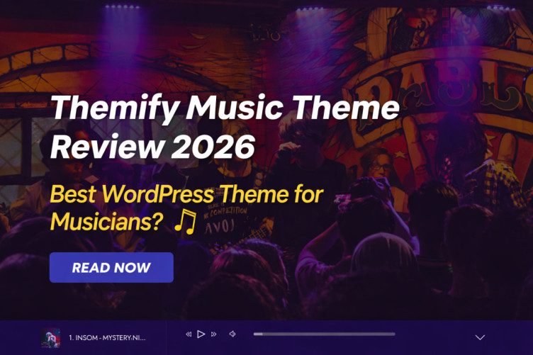 Themify Music Theme – Best Theme for Musicians & DJs