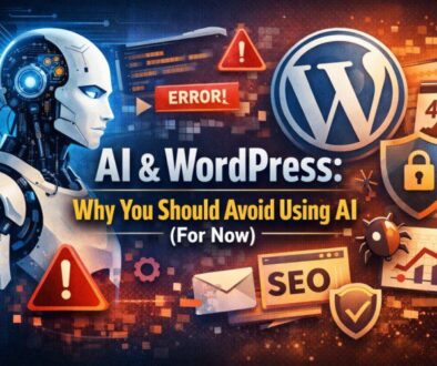 AI website builder problems