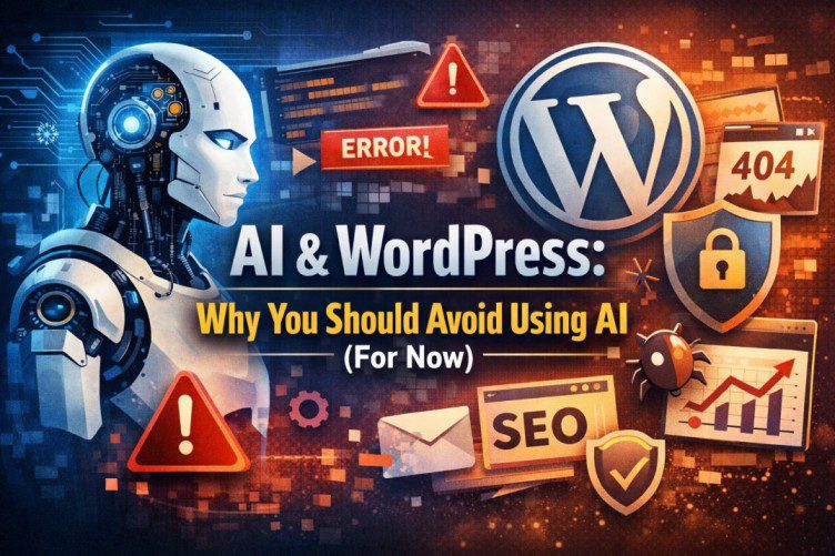 AI website builder problems