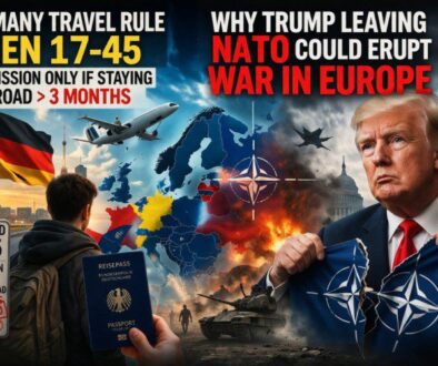 Germany Travel Rule for Men & Trump NATO Exit War Risk