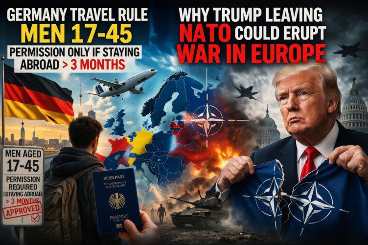 Germany Travel Rule for Men & Trump NATO Exit War Risk