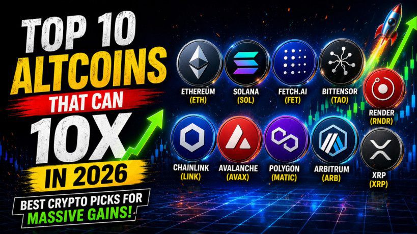 Top 10 Altcoins That Can 10x in 2026 – Best Crypto Picks