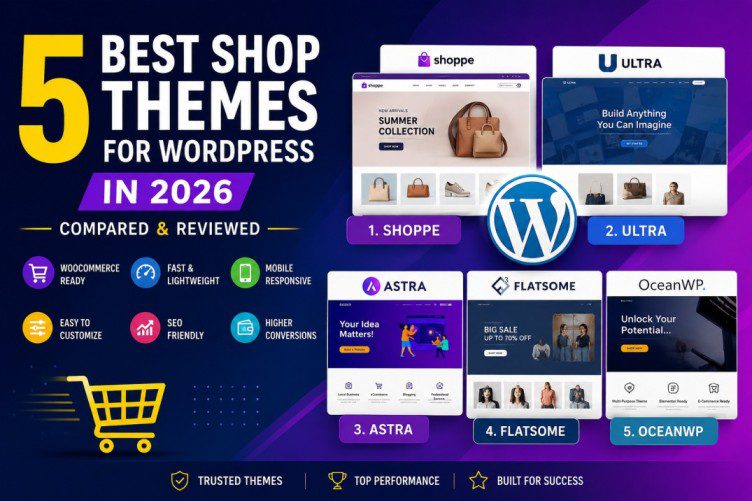 5 Best Shop Themes for WordPress in 2026