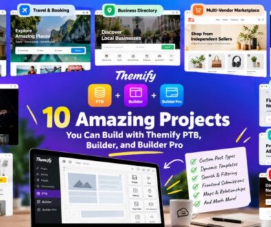 combine Themify Post Type Builder (PTB), its add-ons, Themify Builder, and Builder Pro