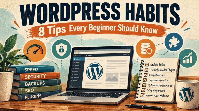 essential WordPress habits for beginners to maintain a secure, fast, and organized website.